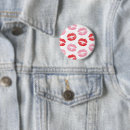 Search for red lips badges Pattern of lips