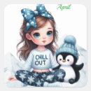 Search for chill stickers Girl