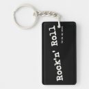 Search for music rocks rectangular key rings Guitar