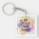 Search for and shine on key rings Scripture
