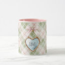 Search for blue plaid mugs Green