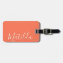 Search for classy luggage tags Calligraphy