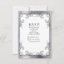 Search for holiday party rsvp cards Silver