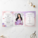 Search for purple pink butterfly quinceanera invitations For her