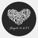 Search for black and white flourish stickers Classic