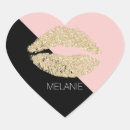 Search for pink glitter lips stickers Blush