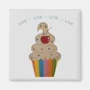 Search for cupcake love magnets Heart