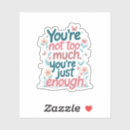 Search for body positive stickers Mental health awareness