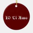 Search for i love you christmas tree decorations Italian