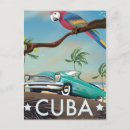 Search for vintage car postcards Cuba