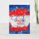 Search for red white blue thank you cards Stars and stripes