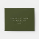 Search for olive green wedding envelopes Traditional