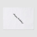 Search for happy birthday tissue paper White