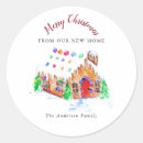 Search for our new home stickers Watercolor