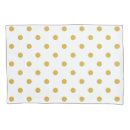 Search for gold dots pillowcases Elegant