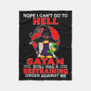 Search for satanic blankets Restraining