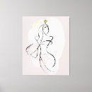 Search for line drawing canvas prints Female