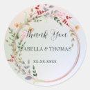 Search for pastel floral thank you stickers Rose