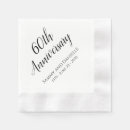 Search for 60th anniversary napkins Party