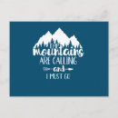 Search for calls postcards Hiking