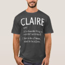 Search for claire name tshirts Halloween
