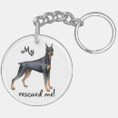 Search for doberman key rings Dobie