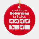 Search for dobermans christmas tree decorations Funny