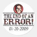 Search for errors stickers President