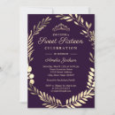 Search for botanical sweet 16 invitations Watercolor