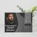 Search for electric guitar invitations Black and white