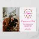 Search for valentines day engagement party invitations Pink