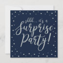 Search for surprise 25th anniversary invitations Silver