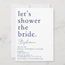 Search for navy and white bridal shower invitations Simple