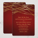 Search for ruby red and gold invitations String lights