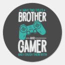Search for brother funny stickers Gamer