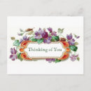 Search for violet floral postcards Vintage