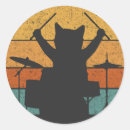 Search for playing music stickers Drummer