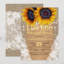 Search for burlap rehearsal dinner invitations Burlap and lace