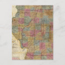 Search for sections postcards Map