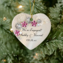 Search for satin christmas tree decorations Silver