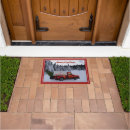 Search for red truck doormats Festive