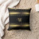 Search for gold geometric cushions Black and gold