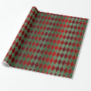 Search for red green gold wrapping paper Harlequin
