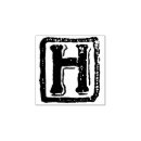 Search for letter h rubber stamps Vintage