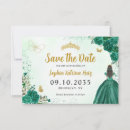 Search for princess save the dates Emerald green