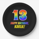 Search for 13th birthday plates 13 years old