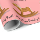 Search for rocking horse wrapping paper Birthday