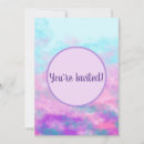Search for abstract artwork invitations Purple