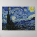 Search for starry night painting posters Vincent van gogh