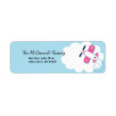 Search for aviation return address labels Sky